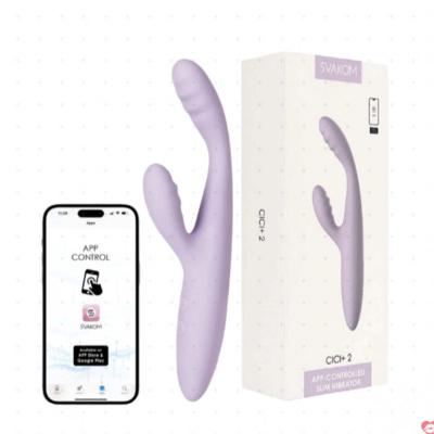 Dương vật Svakom Cici Plus 2 tbỏa nhiệt điều khiển qua aap