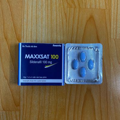 Maxxsat 100 Sildenafil Cường dương kéo dài thời gian Nam